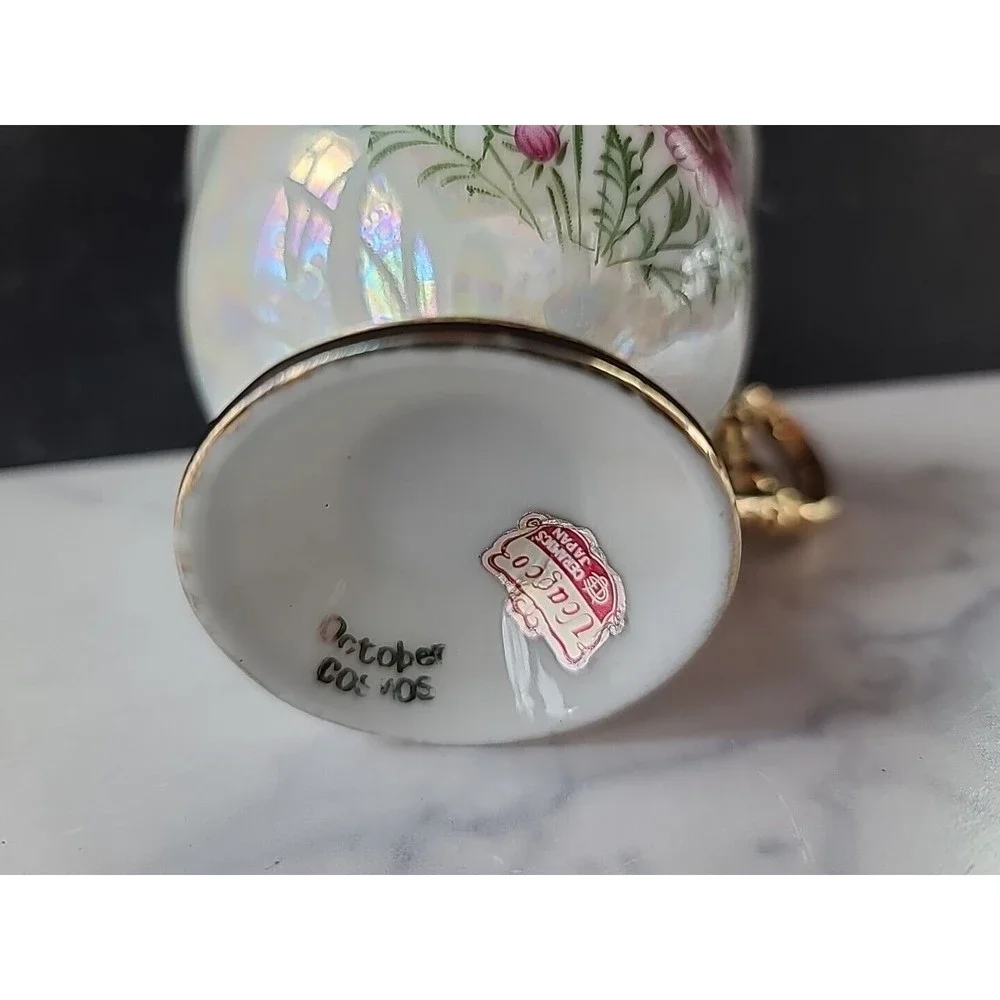 Vintage October Cosmos Tea Cup